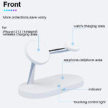 3-in-1 Wireless Charging Stand – Fast Magnetic Charger for iPhone, Apple Watch & AirPods - zapplixusa Inc