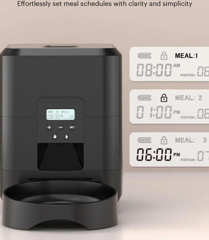 Smart Automatic Pet Feeder – Timed & Quantitative Feeding for Cats and Dogs - zapplixusa Inc