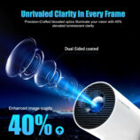 Mini Projector with WiFi 6 & Bluetooth – 4K Support, Auto Keystone, Portable & Rotatable for Home Cinema and Outdoor Use - zapplixusa Inc