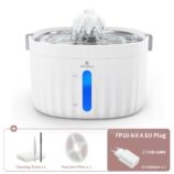 Automatic Pet Water Fountain with Stainless Steel Tray – Ultra-Quiet & 6-Level Filtration - zapplixusa Inc