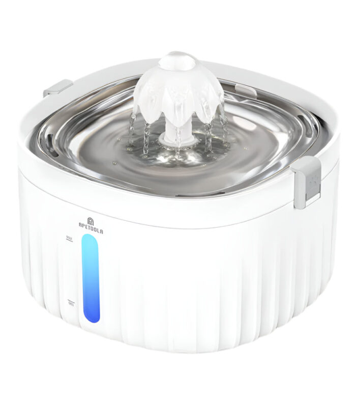 S63c2a2c00529437abf98de252dacc32fO Automatic Pet Water Fountain with Stainless Steel Tray – Ultra-Quiet & 6-Level Filtration - zapplixusa Inc