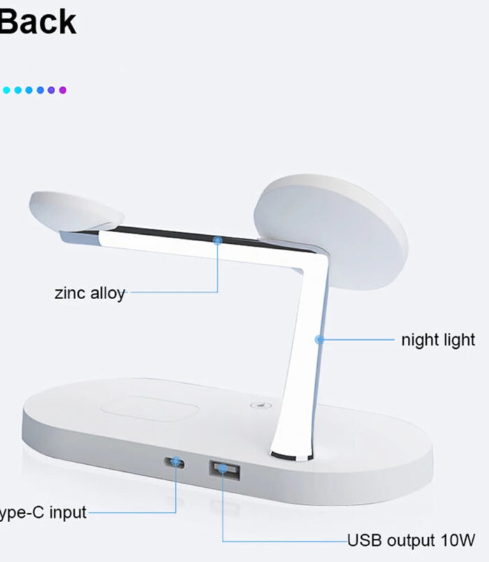 3-in-1 Wireless Charging Stand – Fast Magnetic Charger for iPhone, Apple Watch & AirPods - zapplixusa Inc