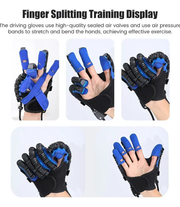 Intelligent Rehabilitation Robot Gloves – Stroke and Hemiplegia Hand Therapy Massage Training Gloves - zapplixusa Inc