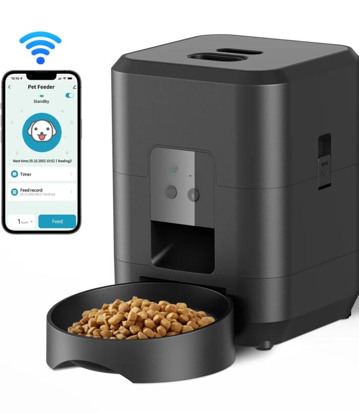 Smart Automatic Pet Feeder – Timed & Quantitative Feeding for Cats and Dogs - zapplixusa Inc
